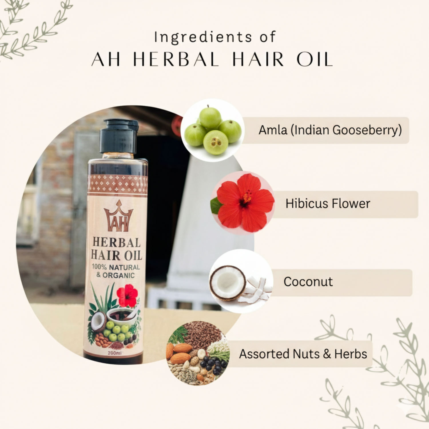 Powerful Natural Ingredients That Make Our Herbal Hair Oil Unique